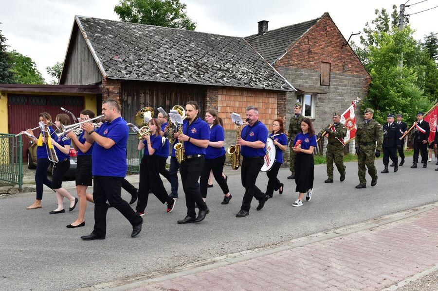 Uroczystości upamiętniające ofiary niemieckiej pacyfikacji Kaszowa. Fot. Jakub Ryba (IPN)