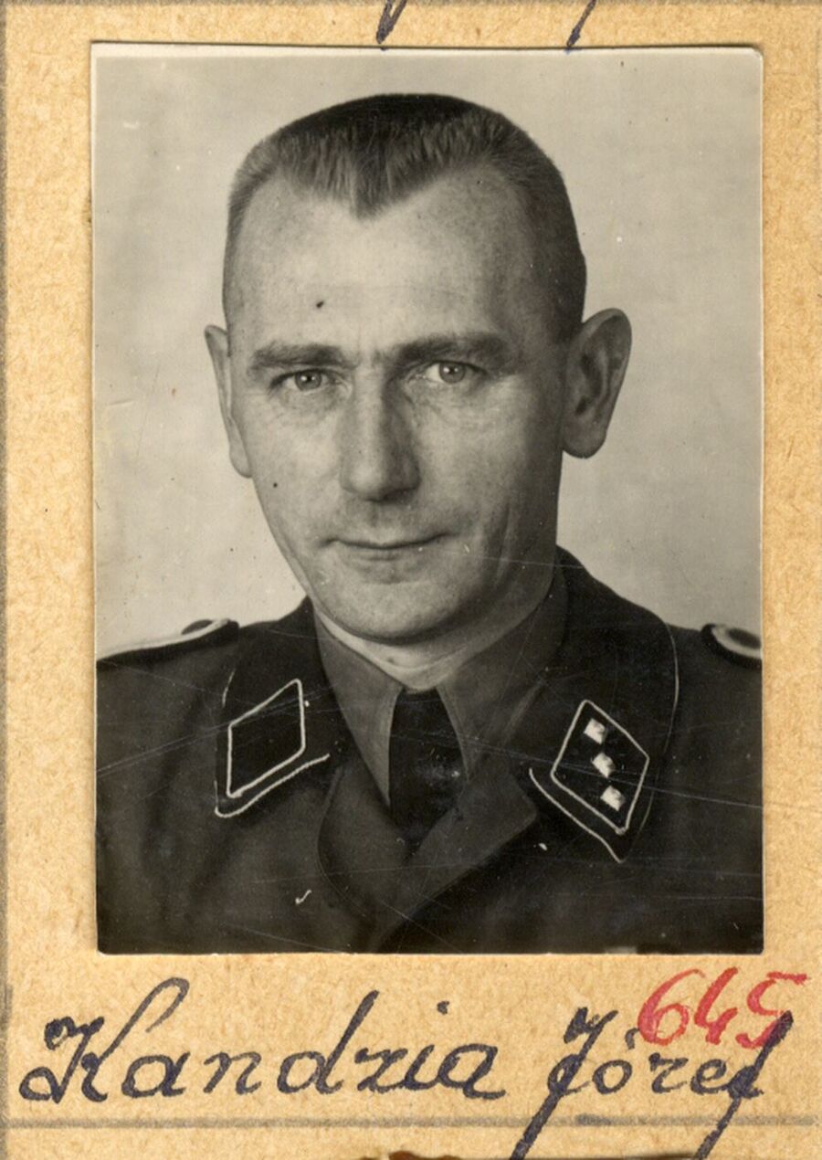 SS-Untersturmführer Josef Kandzia, szef nowotarskiej Kripo, odpowiedzialny za zamordowanie rodziny Kurasiów 29 czerwca 1943 r. Fot. IPN