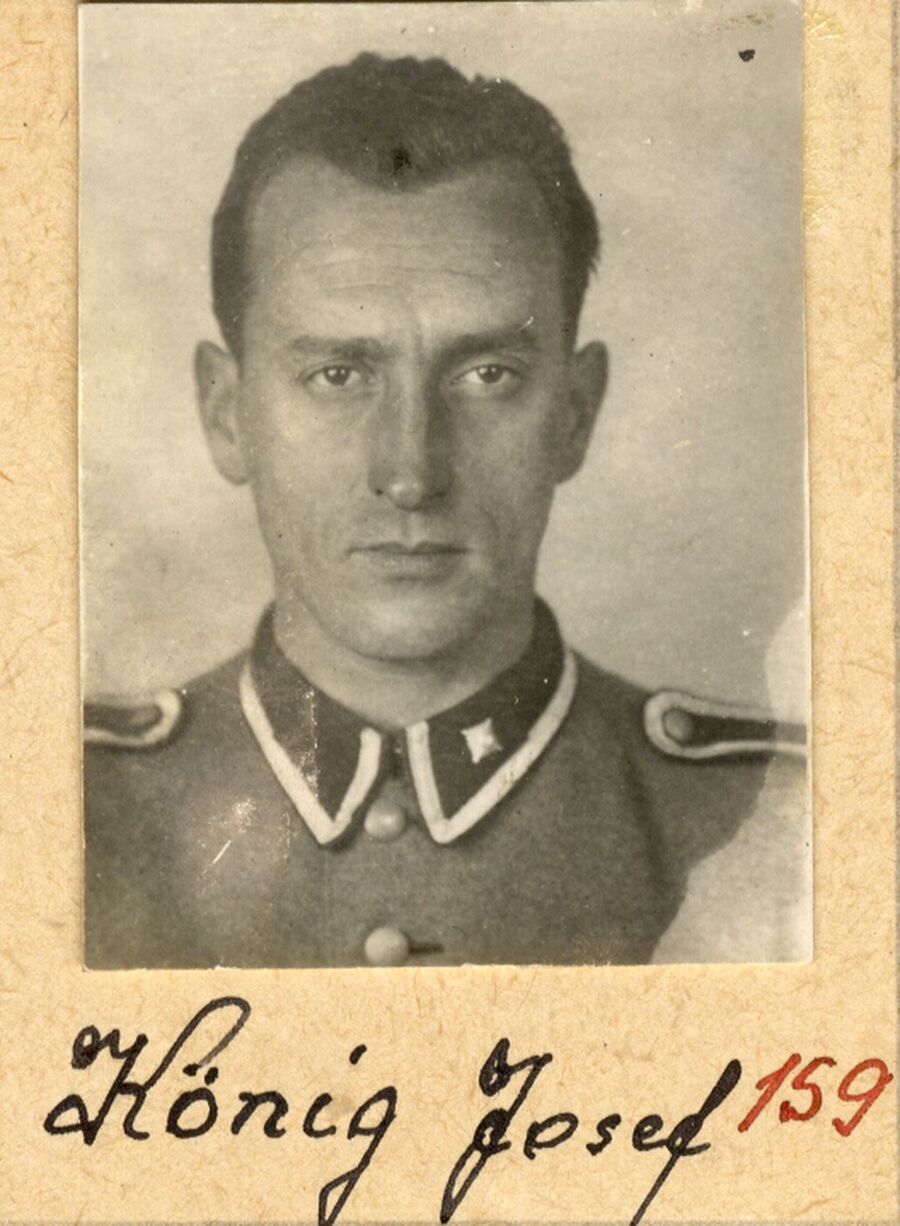 SS-Oberscharführer Josef König dowodzący pacyfikacją Waksmundu 4 lipca 1943 r. Fot. IPN