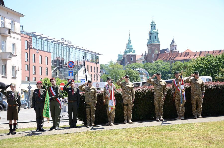 79. rocznica akcji Koppe. Uroczystości w Krakowie. Fot. Janusz Ślęzak (IPN)