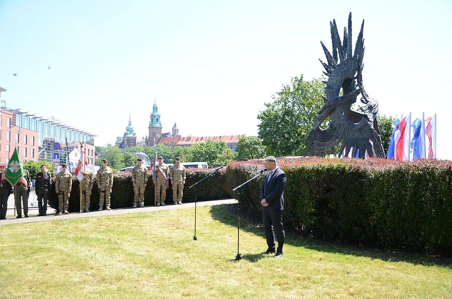 79. rocznica akcji Koppe. Uroczystości w Krakowie. Fot. Janusz Ślęzak (IPN)