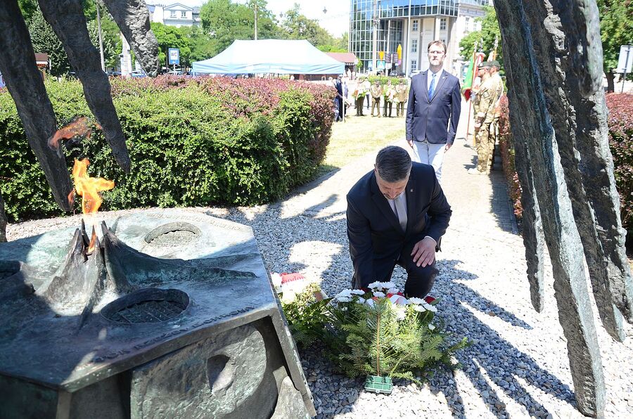 79. rocznica akcji Koppe. Uroczystości w Krakowie. Fot. Janusz Ślęzak (IPN)