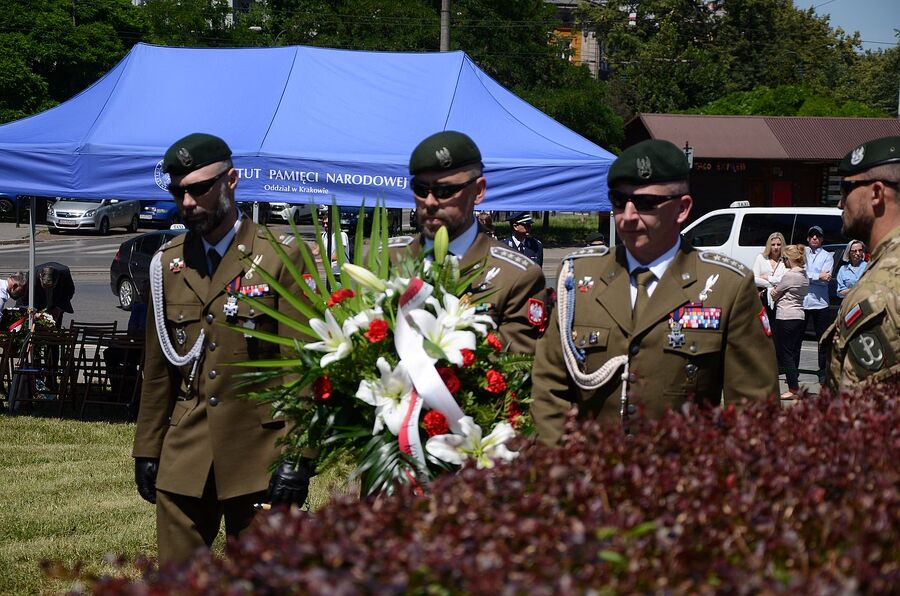 79. rocznica akcji Koppe. Uroczystości w Krakowie. Fot. Janusz Ślęzak (IPN)