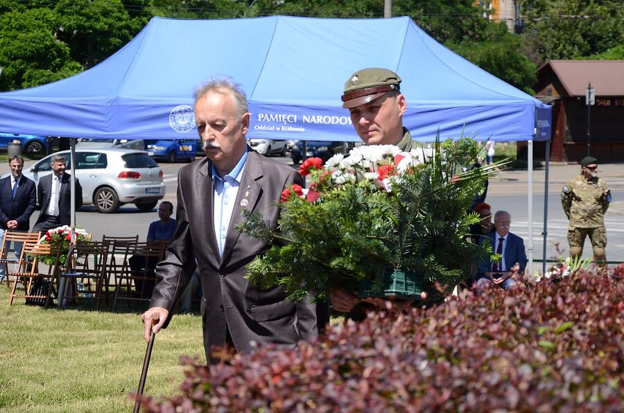 79. rocznica akcji Koppe. Uroczystości w Krakowie. Fot. Janusz Ślęzak (IPN)