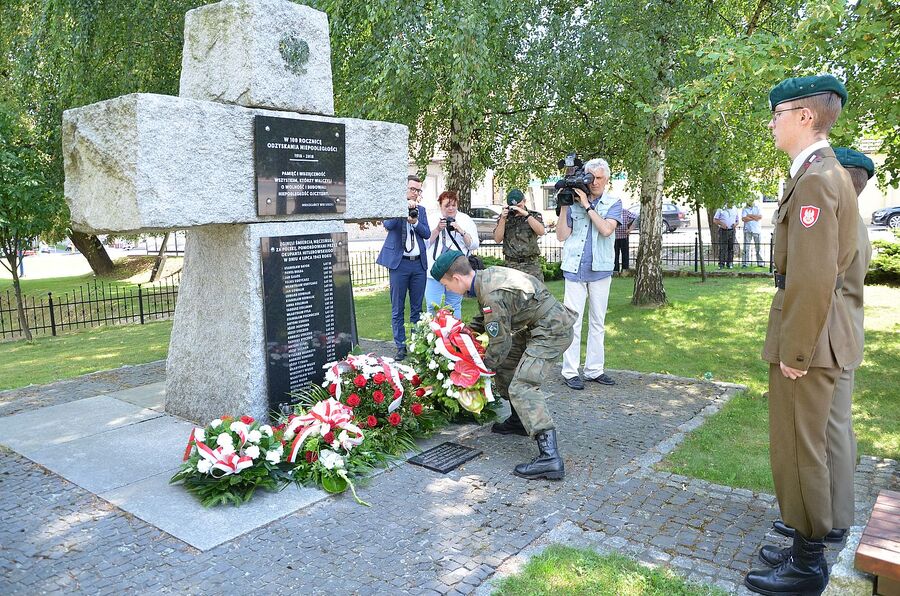 Uroczystości w związku z 80. rocznicą pacyfikacji Liszek. Fot. Janusz Ślęzak (IPN)