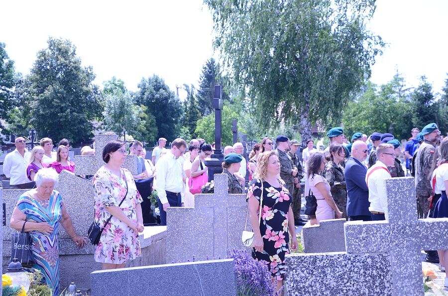 Uroczystości w związku z 80. rocznicą pacyfikacji Liszek. Fot. Janusz Ślęzak (IPN)