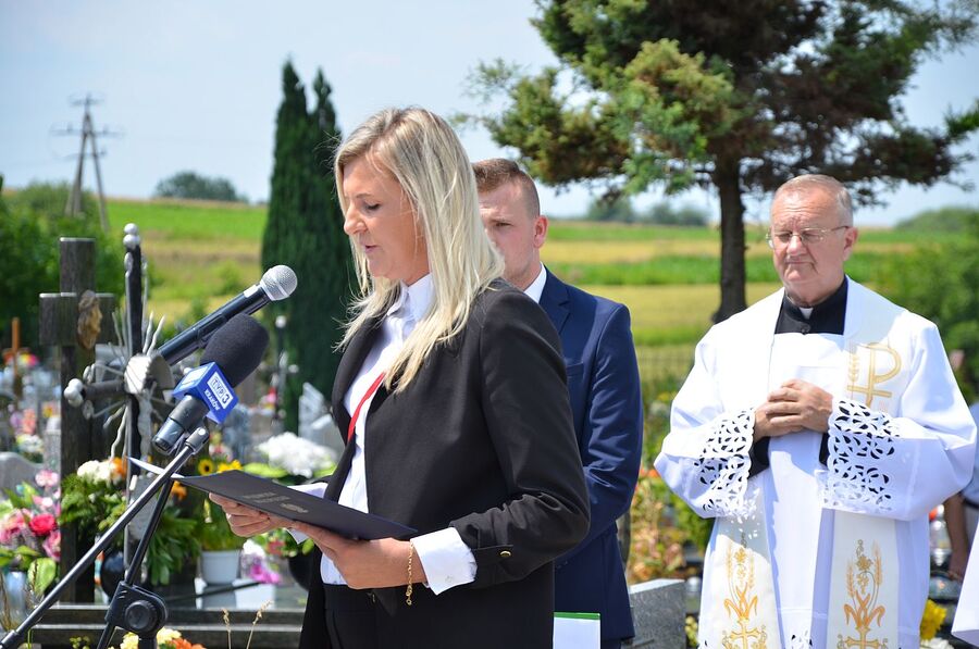 Uroczystości w związku z 80. rocznicą pacyfikacji Liszek. Fot. Janusz Ślęzak (IPN)