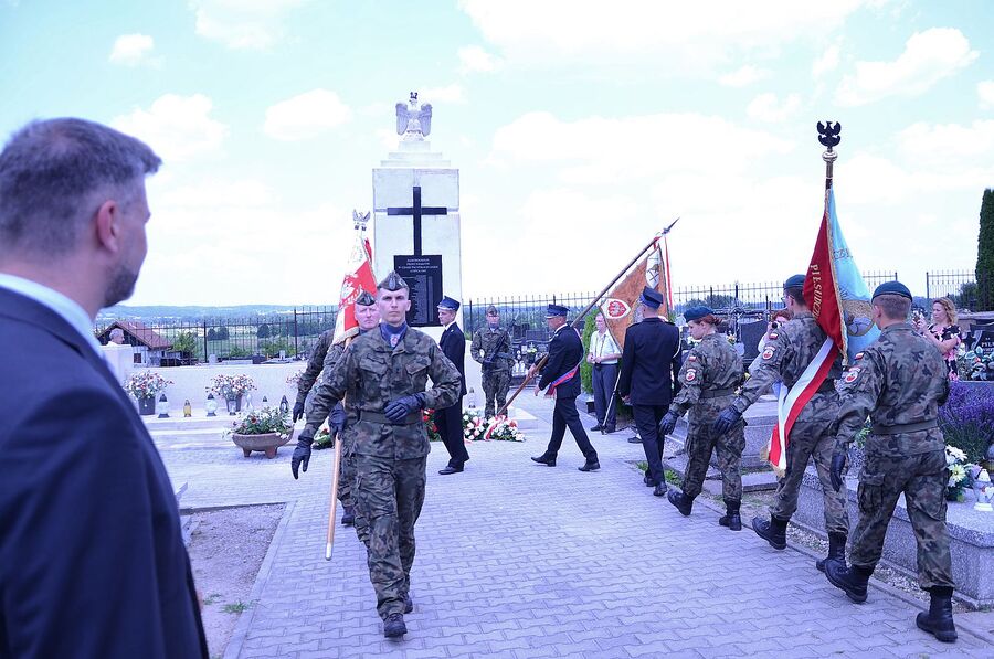 Uroczystości w związku z 80. rocznicą pacyfikacji Liszek. Fot. Janusz Ślęzak (IPN)