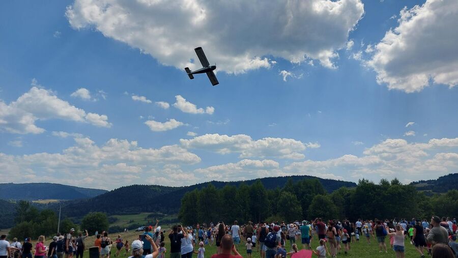 Piknik historyczny na Dzielcu w Słopnicach. Fot. Łukasz Płatek (IPN)