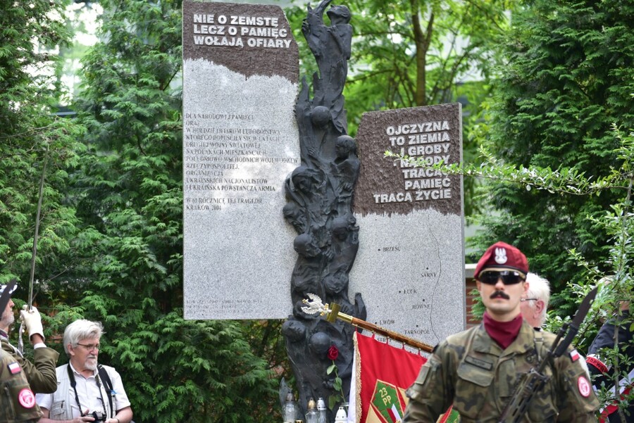 80. rocznica krwawej niedzieli na Wołyniu. Fot. Żaneta Wierzgacz (IPN)