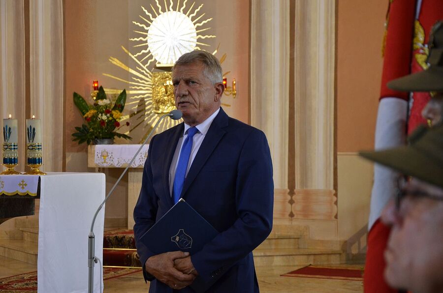 Uroczystości pogrzebowe Wojciecha Mszanika. Fot. Janusz Ślęzak (IPN)