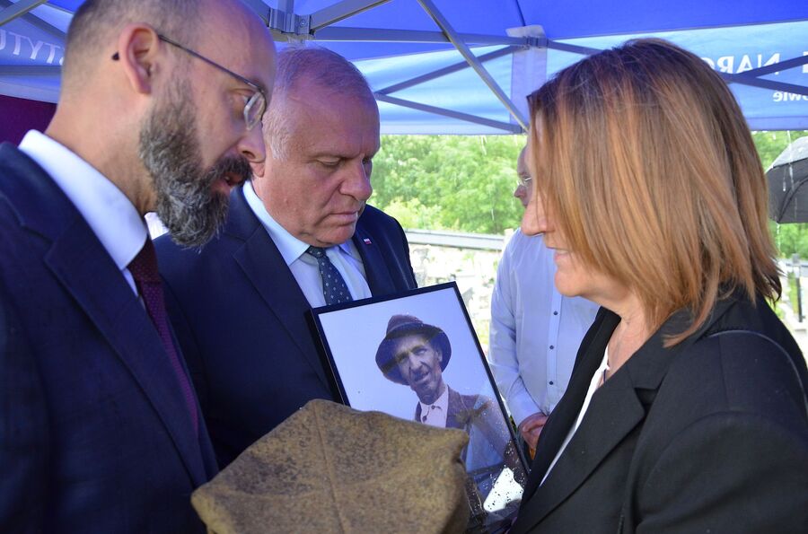 Uroczystości pogrzebowe Wojciecha Mszanika. Fot. Janusz Ślęzak (IPN)