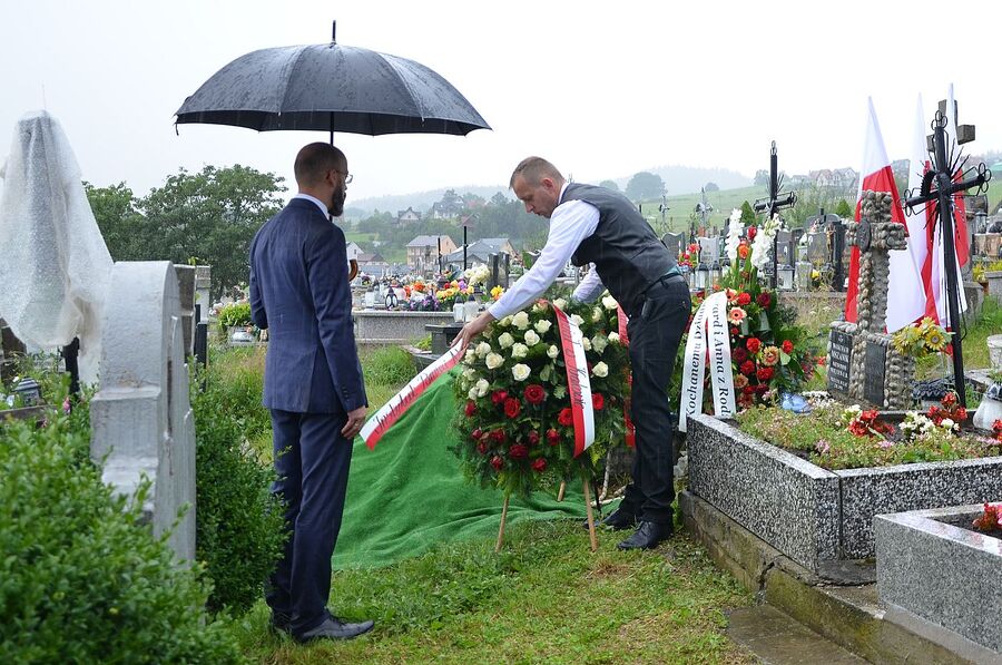 Uroczystości pogrzebowe Wojciecha Mszanika. Fot. Janusz Ślęzak (IPN)