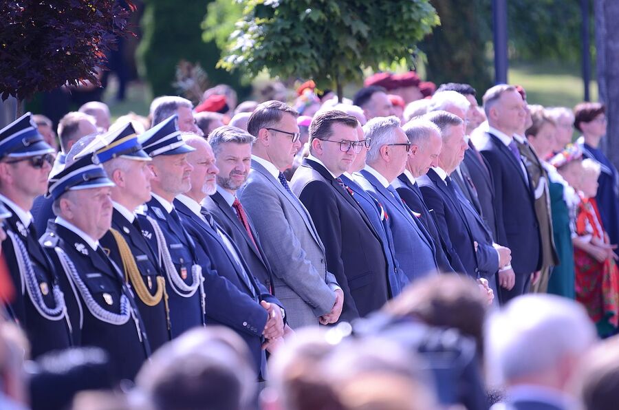 Uroczystości w Sułkowicach w związku z 80. rocznicą niemieckiej pacyfikacji miejscowości. Fot. Janusz Ślęzak (IPN)