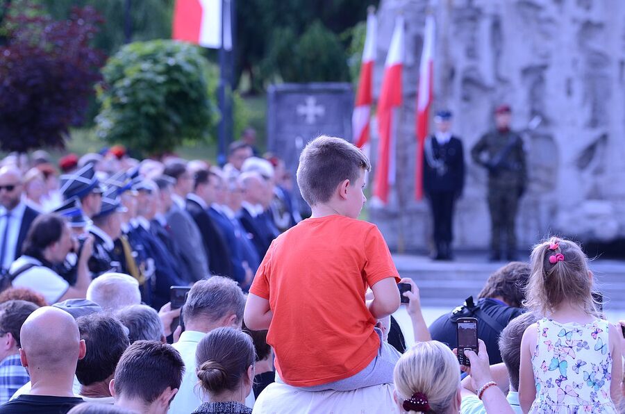 Uroczystości w Sułkowicach w związku z 80. rocznicą niemieckiej pacyfikacji miejscowości. Fot. Janusz Ślęzak (IPN)