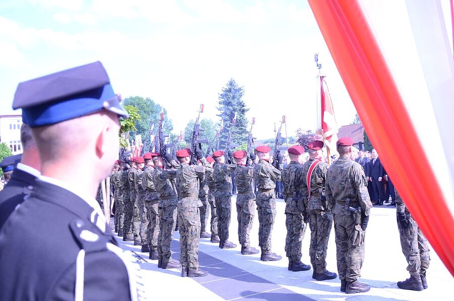 Uroczystości w Sułkowicach w związku z 80. rocznicą niemieckiej pacyfikacji miejscowości. Fot. Janusz Ślęzak (IPN)