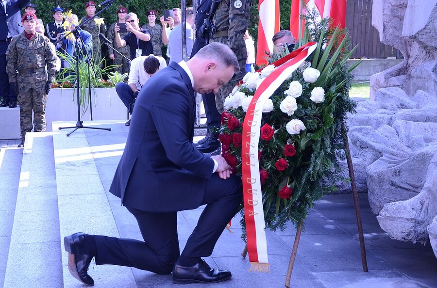 Uroczystości w Sułkowicach w związku z 80. rocznicą niemieckiej pacyfikacji miejscowości. Fot. Janusz Ślęzak (IPN)