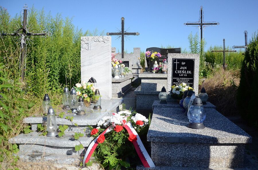 80. rocznica niemieckich pacyfikacji wsi w powiatach krakowskim i miechowskim. Fot. Janusz Ślęzak (IPN)