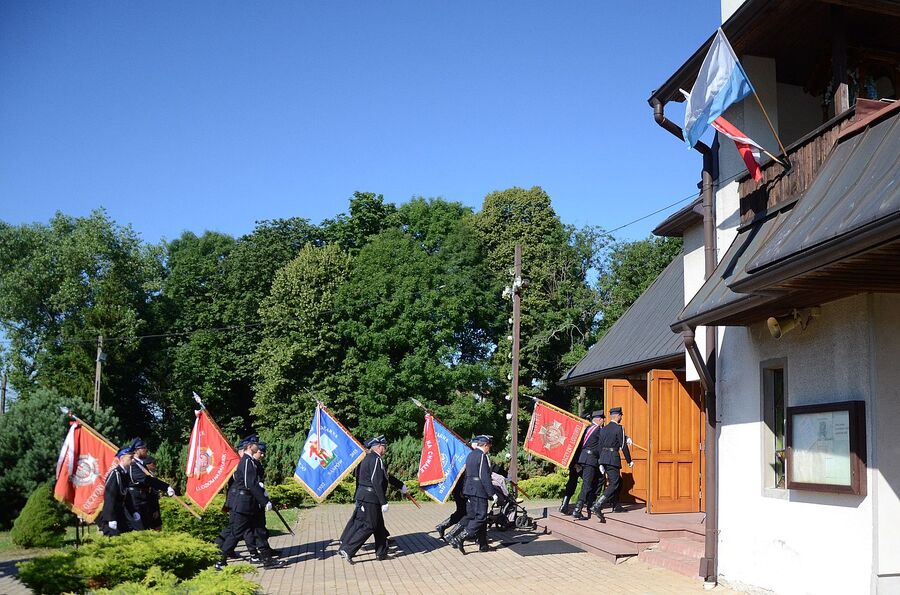 80. rocznica niemieckiej pacyfikacji wsi Łazy. Fot. Janusz Ślęzak (IPN)