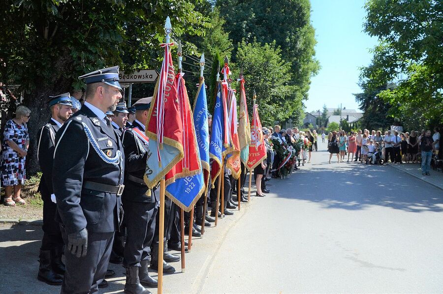 80. rocznica niemieckiej pacyfikacji wsi Łazy. Fot. Janusz Ślęzak (IPN)