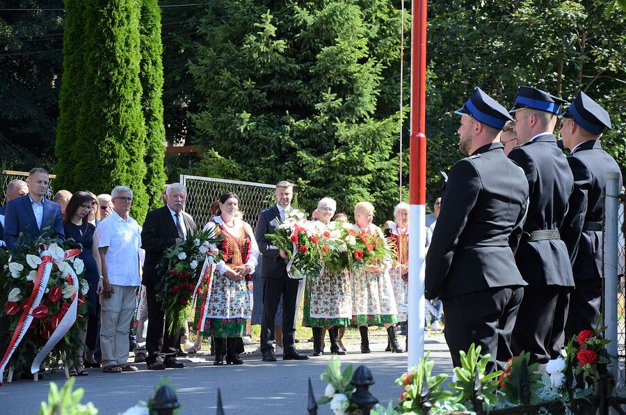 80. rocznica niemieckiej pacyfikacji wsi Łazy. Fot. Janusz Ślęzak (IPN)