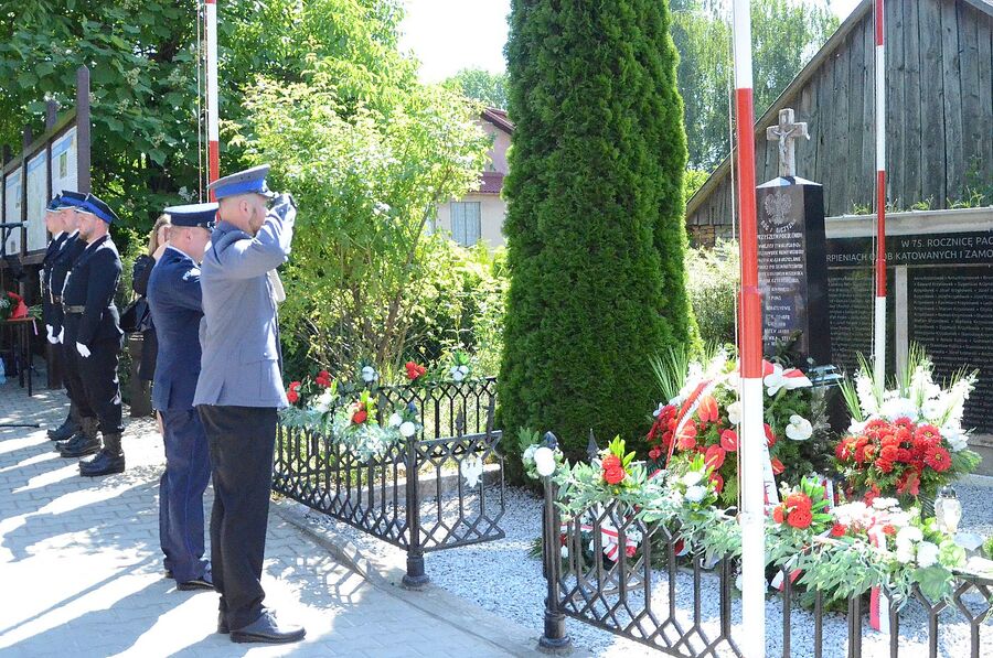 80. rocznica niemieckiej pacyfikacji wsi Łazy. Fot. Janusz Ślęzak (IPN)