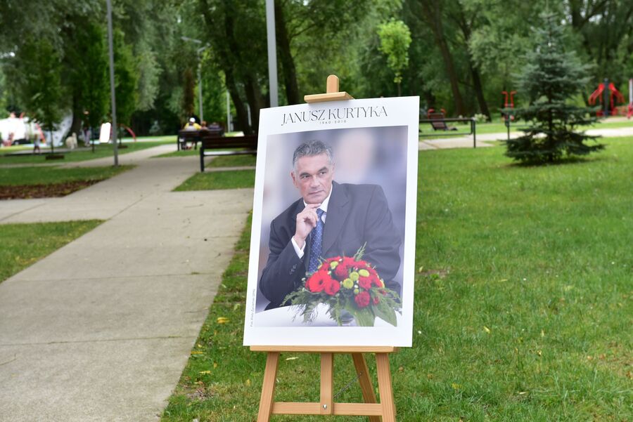 Skwer imienia prof. Janusza Kurtyki w Tarnowie. Fot. Żaneta Wierzgacz (IPN)