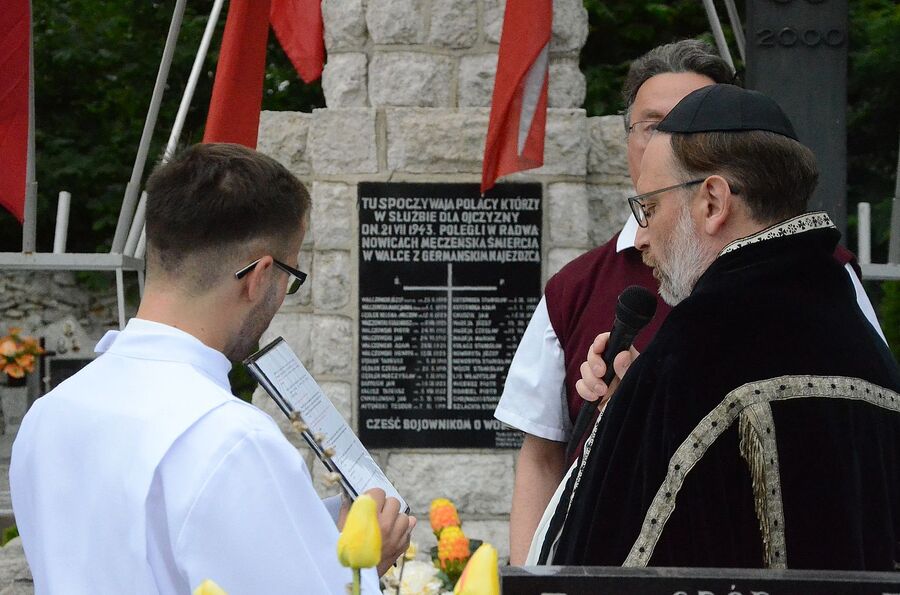 80. rocznica niemieckiej zbrodni w Radwanowicach. Fot. Janusz Ślęzak (IPN)