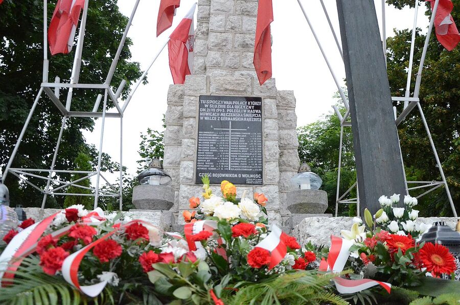 80. rocznica niemieckiej zbrodni w Radwanowicach. Fot. Janusz Ślęzak (IPN)