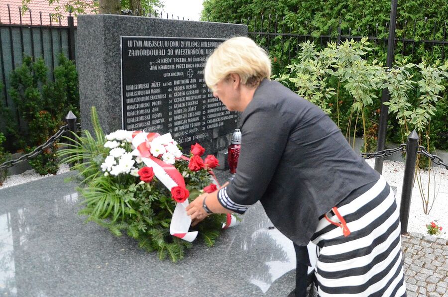 80. rocznica niemieckiej zbrodni w Radwanowicach. Fot. Janusz Ślęzak (IPN)