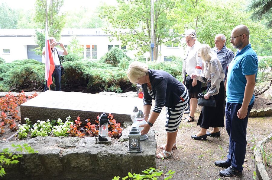 Kraków. 79. rocznica wymordowania robotników niemieckiego obozu pracy „Liban”. Fot. Janusz Ślęzak (IPN)