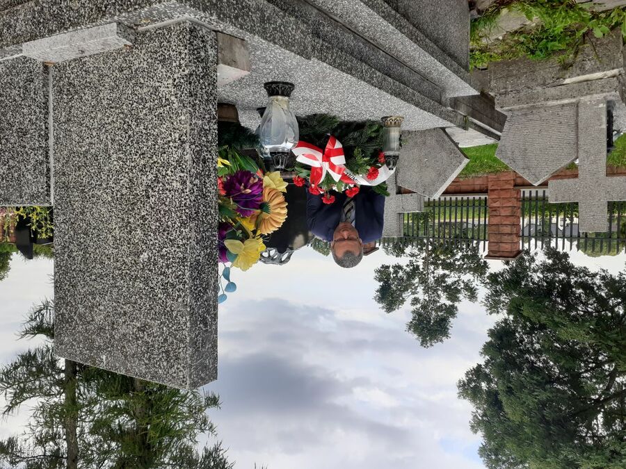 Groby ofiar niemieckiej pacyfikacji. Fot. Alicja Chorązka