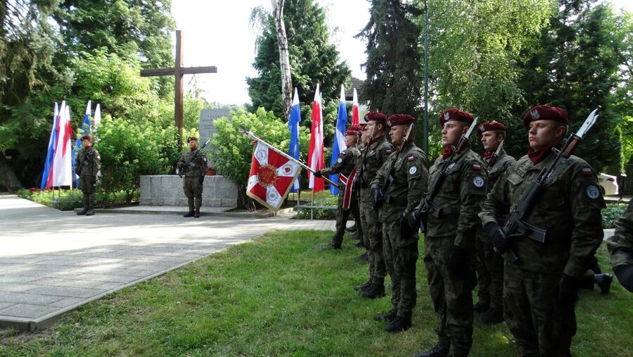 Uroczystość na Łące Męczeństwa w Krakowie. Fot. Marcin Kapusta (IPN)