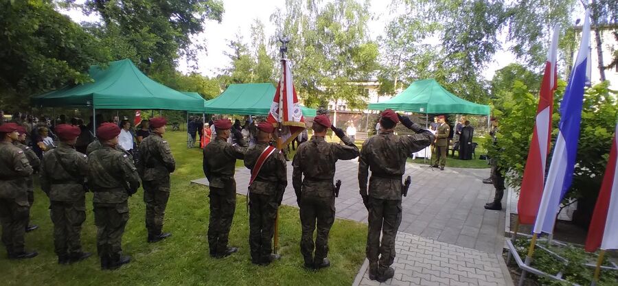 Uroczystość na Łące Męczeństwa w Krakowie. Fot. Marcin Kapusta (IPN)