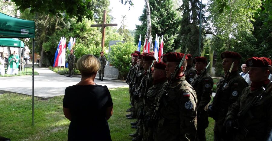 Uroczystość na Łące Męczeństwa w Krakowie. Fot. Marcin Kapusta (IPN)