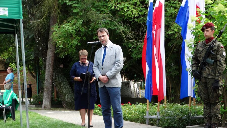 Uroczystość na Łące Męczeństwa w Krakowie. Fot. Marcin Kapusta (IPN)