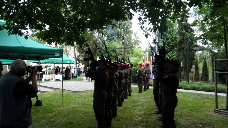 Uroczystość na Łące Męczeństwa w Krakowie. Fot. Marcin Kapusta (IPN)