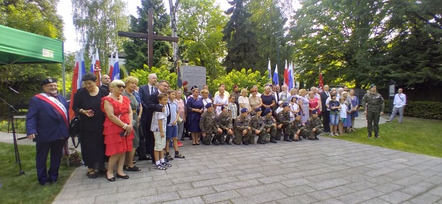 Uroczystość na Łące Męczeństwa w Krakowie. Fot. Marcin Kapusta (IPN)
