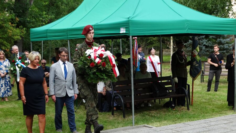 Uroczystość na Łące Męczeństwa w Krakowie. Fot. Marcin Kapusta (IPN)