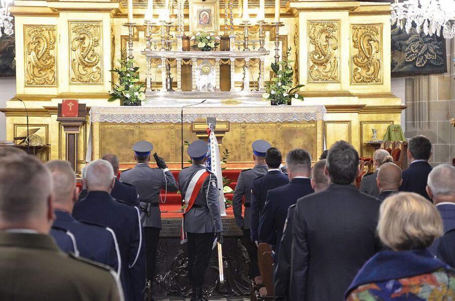 Wojewódzkie obchody święta policji w Krakowie. Fot. Janusz Ślęzak (IPN)