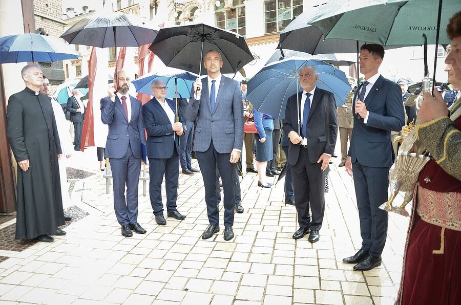 Krakowskie uroczystości w 79. rocznicę wybuchu powstania warszawskiego. Fot. Janusz Ślęzak (IPN)