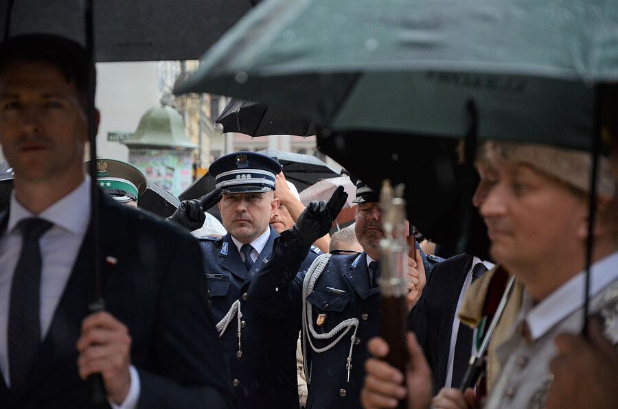 Krakowskie uroczystości w 79. rocznicę wybuchu powstania warszawskiego. Fot. Janusz Ślęzak (IPN)