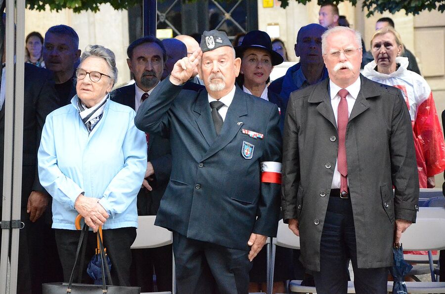 Krakowskie uroczystości w 79. rocznicę wybuchu powstania warszawskiego. Fot. Janusz Ślęzak (IPN)