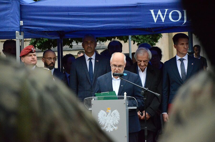 Krakowskie uroczystości w 79. rocznicę wybuchu powstania warszawskiego. Fot. Janusz Ślęzak (IPN)