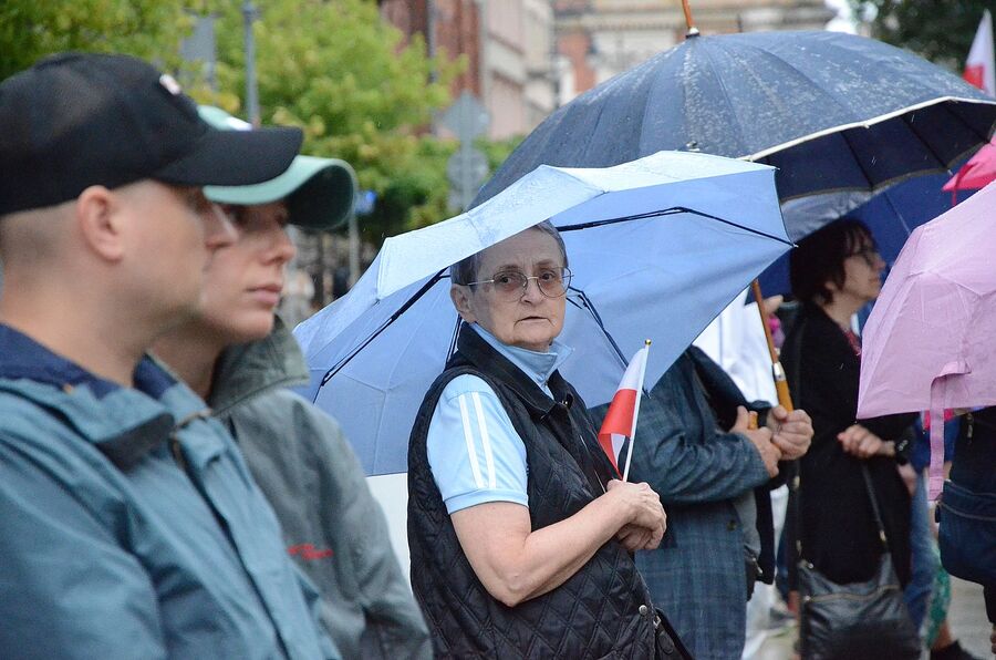 Krakowskie uroczystości w 79. rocznicę wybuchu powstania warszawskiego. Fot. Janusz Ślęzak (IPN)