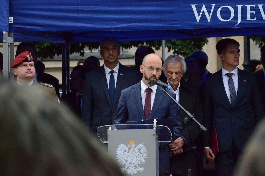 Krakowskie uroczystości w 79. rocznicę wybuchu powstania warszawskiego. Fot. Janusz Ślęzak (IPN)