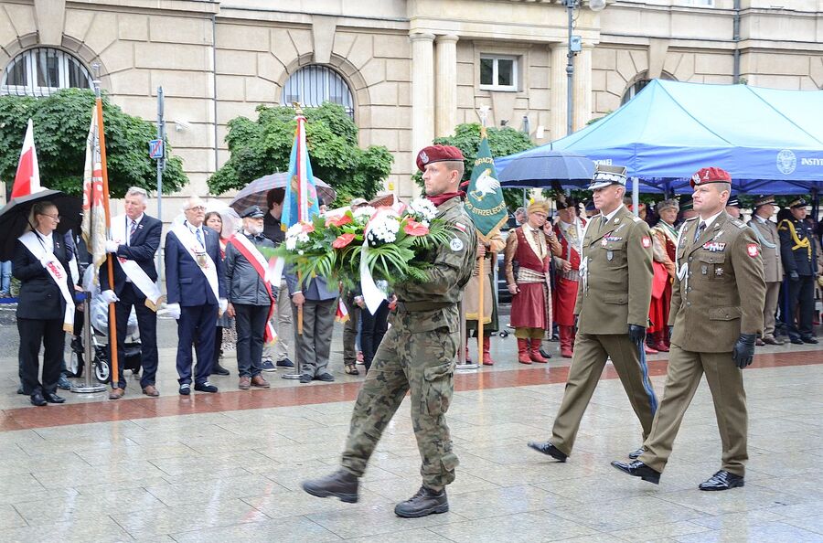 Krakowskie uroczystości w 79. rocznicę wybuchu powstania warszawskiego. Fot. Janusz Ślęzak (IPN)