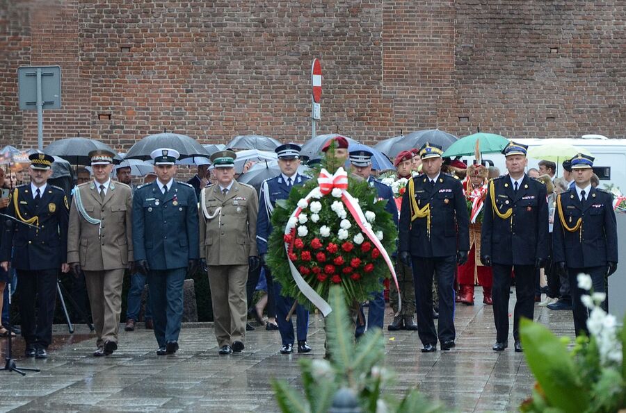 Krakowskie uroczystości w 79. rocznicę wybuchu powstania warszawskiego. Fot. Janusz Ślęzak (IPN)