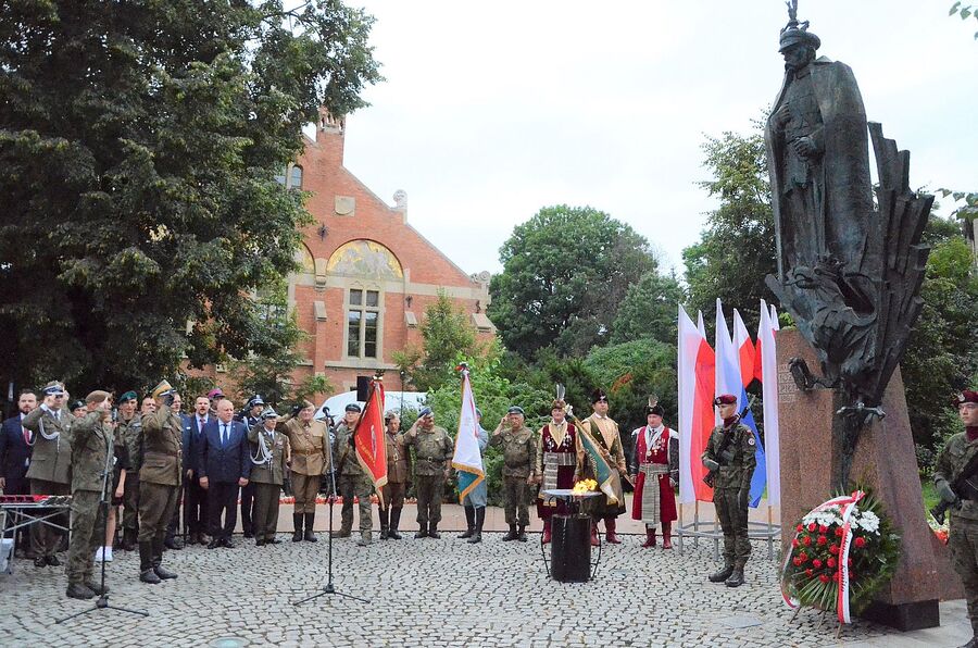 LVIII Marsz Szlakiem Pierwszej Kompanii Kadrowej. Uroczystości w Krakowie. Fot. Janusz Ślęzak (IPN)