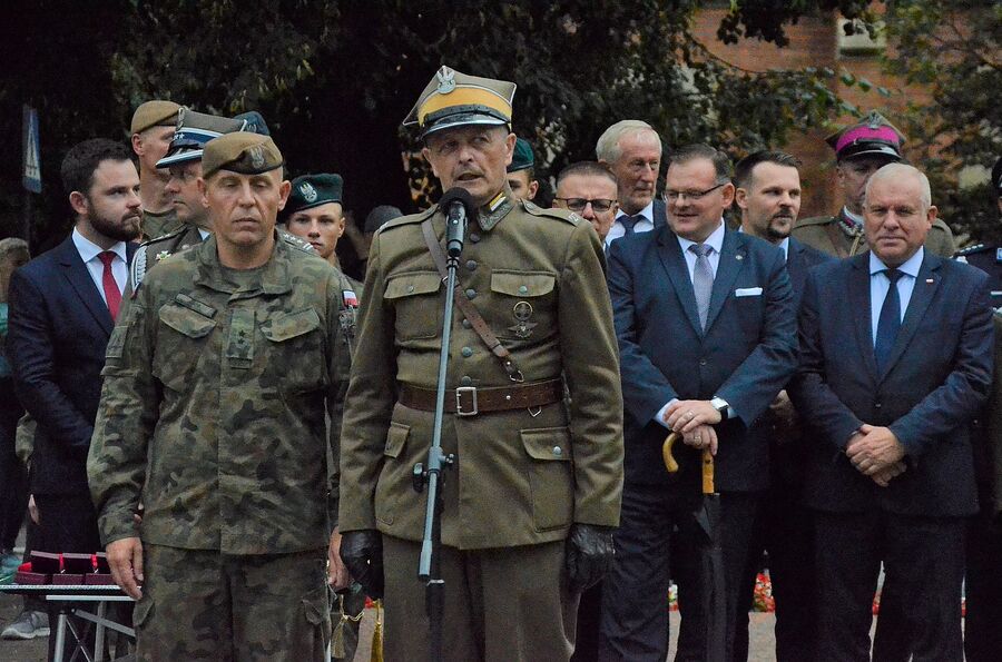 LVIII Marsz Szlakiem Pierwszej Kompanii Kadrowej. Uroczystości w Krakowie. Fot. Janusz Ślęzak (IPN)